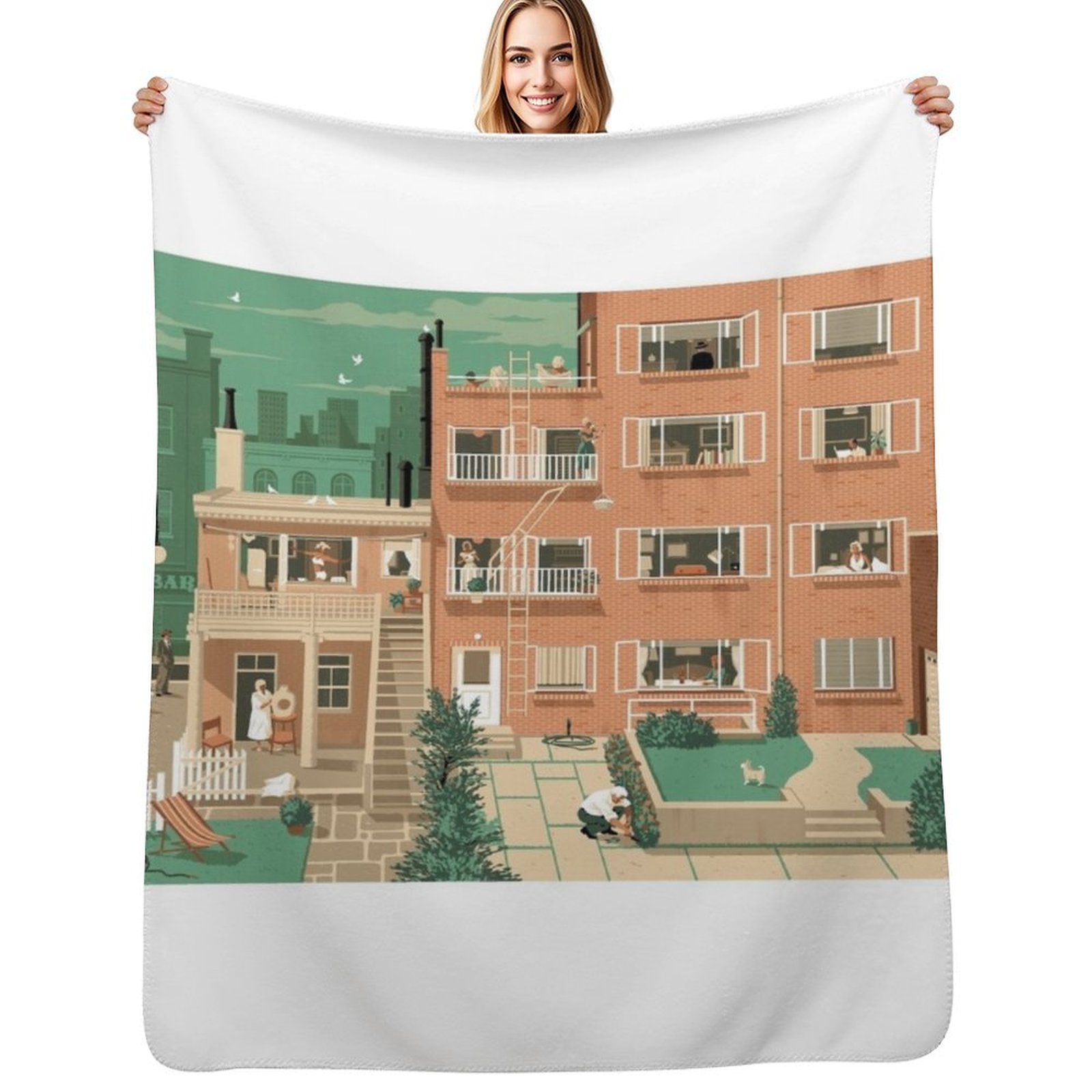 3D Printing York - Travel Posters - Hitchcock's Rear Window