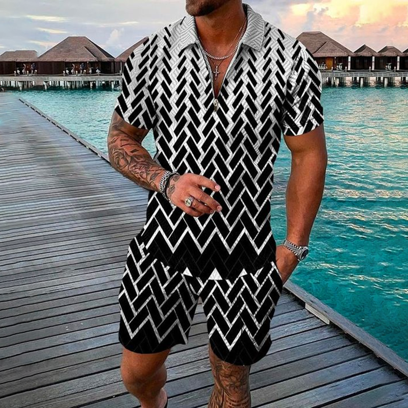 3D Printing Kpop - 3D Print Nationality Style Men's Short