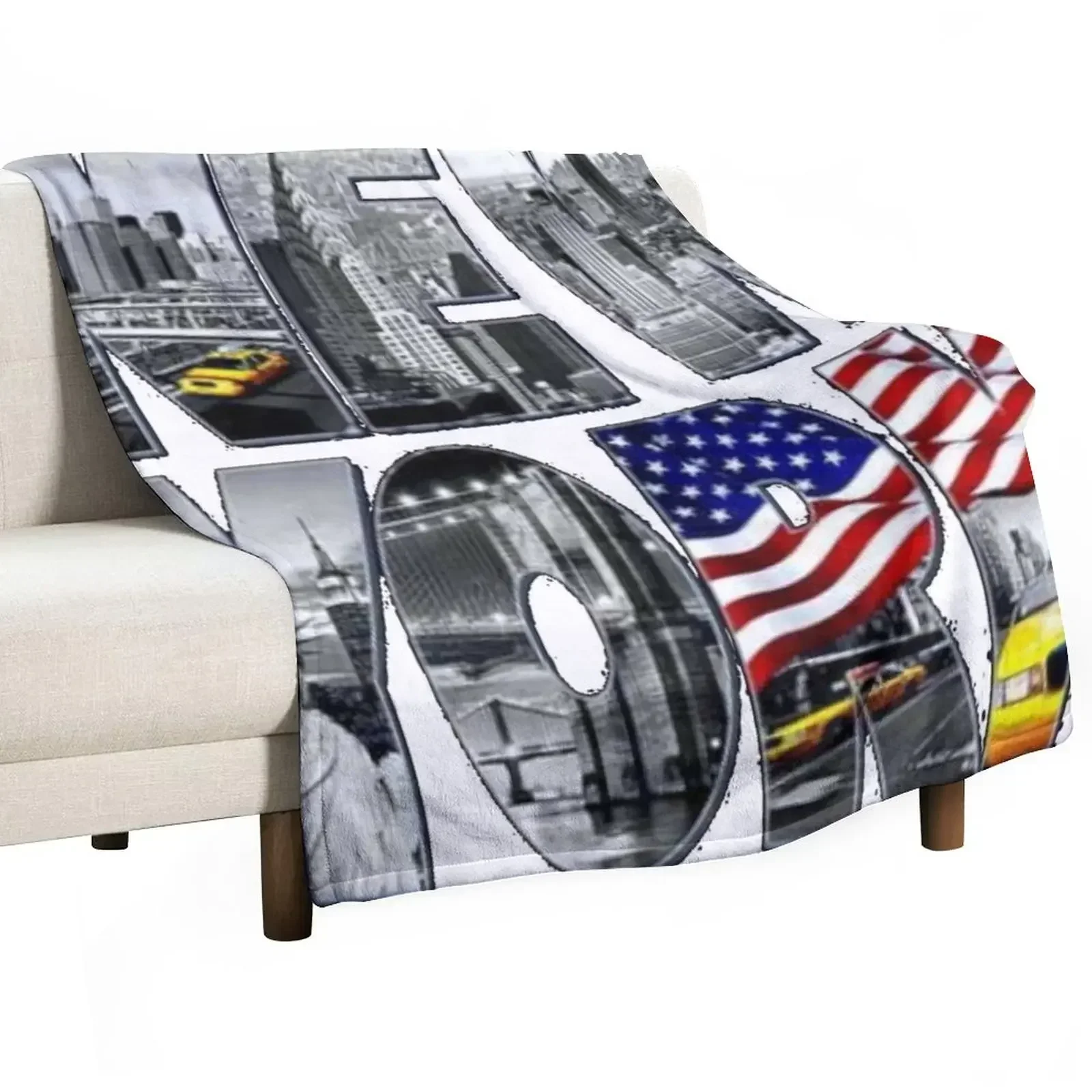 3D Printing York - New york Throw Blanket Reusable Durable