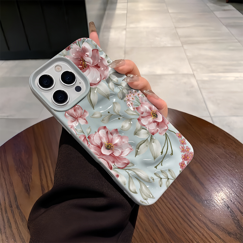 3D Printing Iphone - Luxury Flower Print Case For iPhone