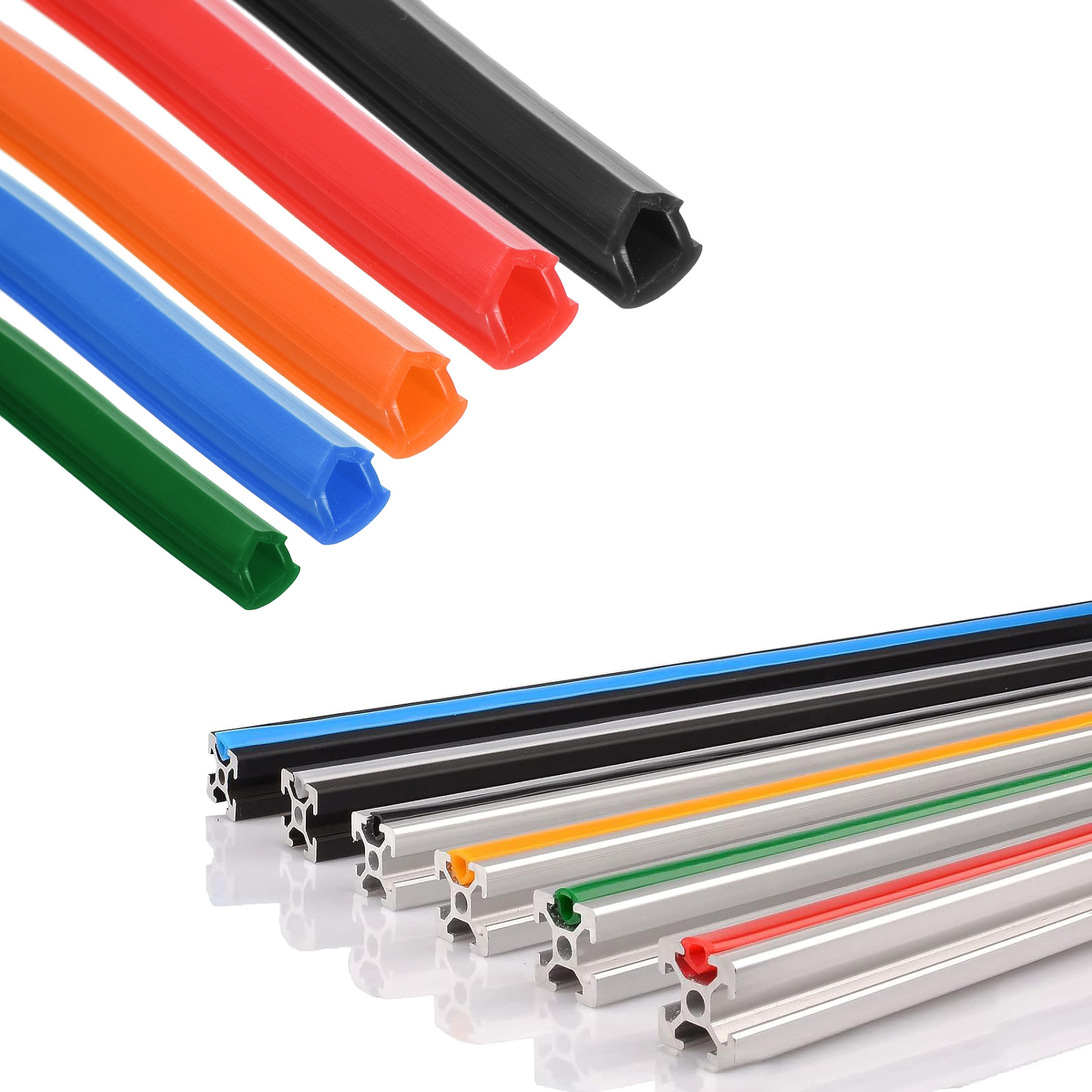3D Printer Enclosure Frame - Aluminum Profile Flat Seal Slot Seal