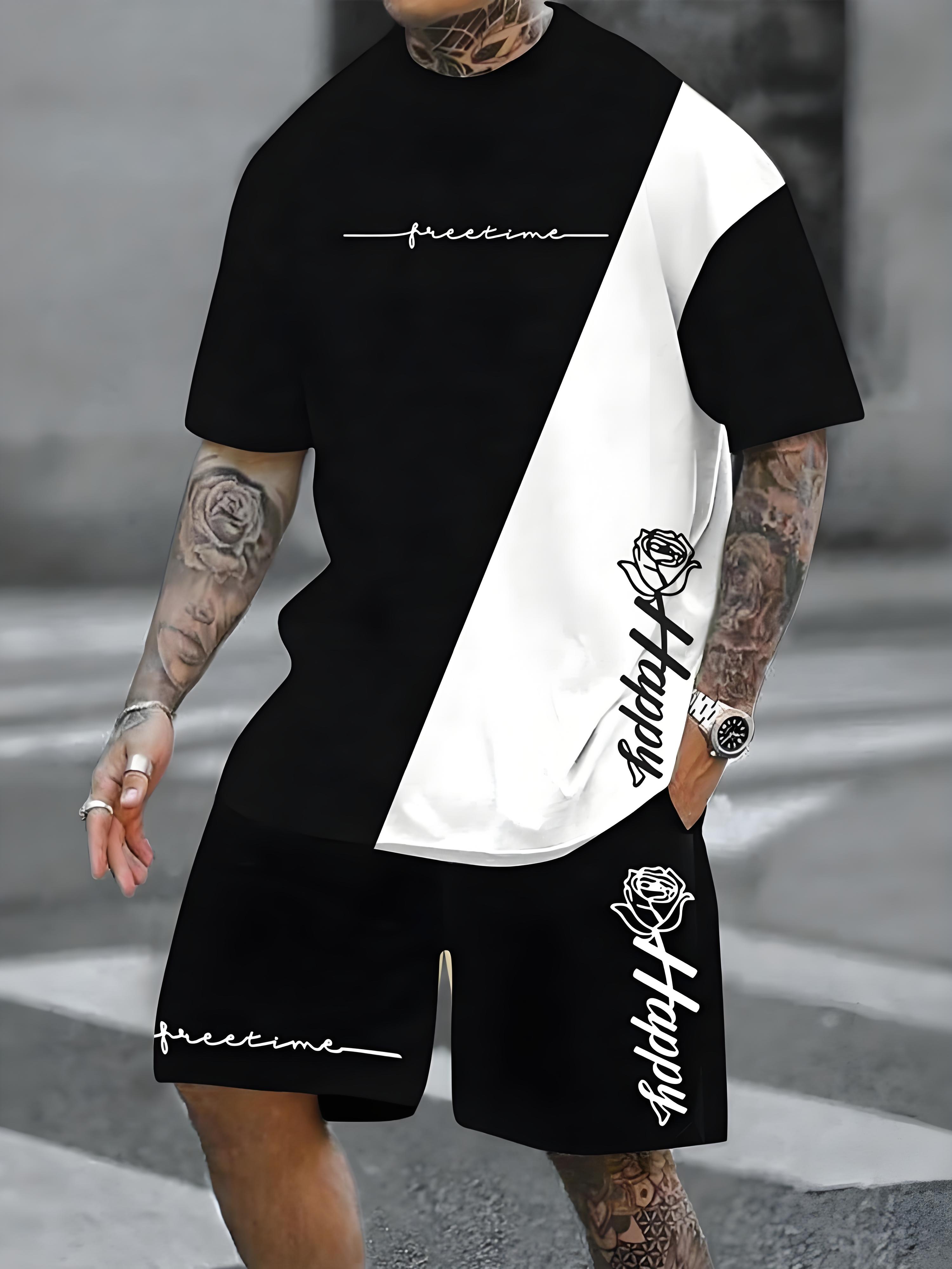 3D Printing Kpop - New Plus Size Men's T-shirt And