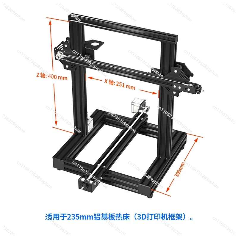 235/310mm Hot Bed 3D Printer D - 3D Printer Enclosure Frame 评论和价格