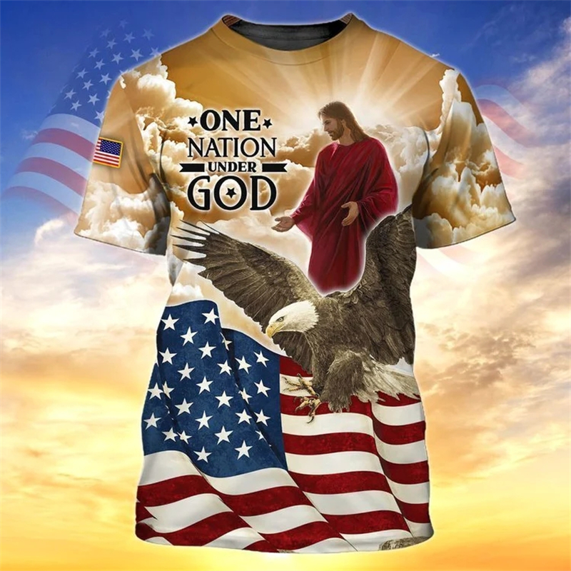 Men Tee Shirt Fashion T-shirt  - 3D Printing Usa 评论和价格