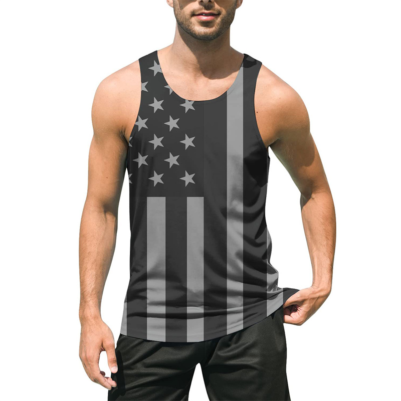 Retro 3D Print USA Flag Tank T - 3D Printing Usa 评论和价格