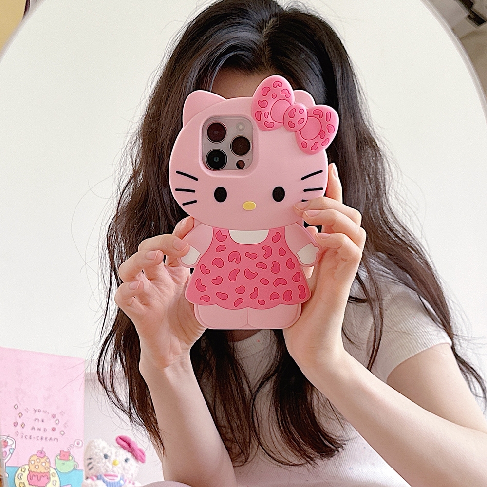 Sanrio 3D Leopard Print HelloK - 3D Printing Iphone 评论和价格