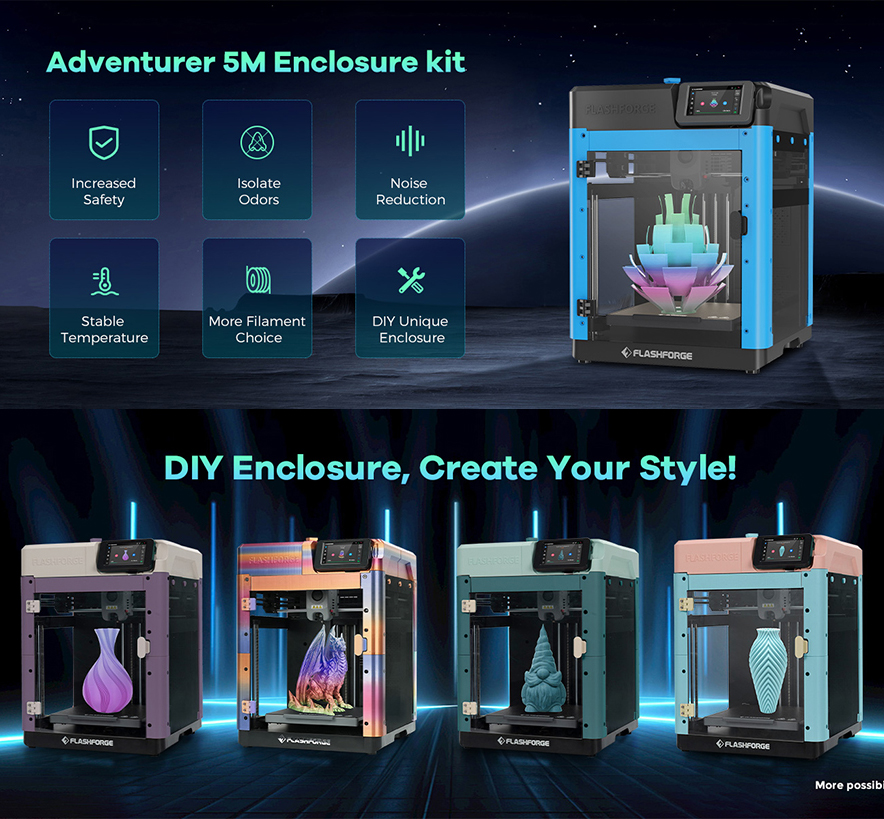 FLASHFORGE Enclosure Panel Kit - Enclosure 3D Printing 评论和价格