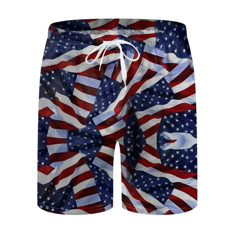 Men's Beach Shorts USA Flag 3d - 3D Printing Usa 评论和价格