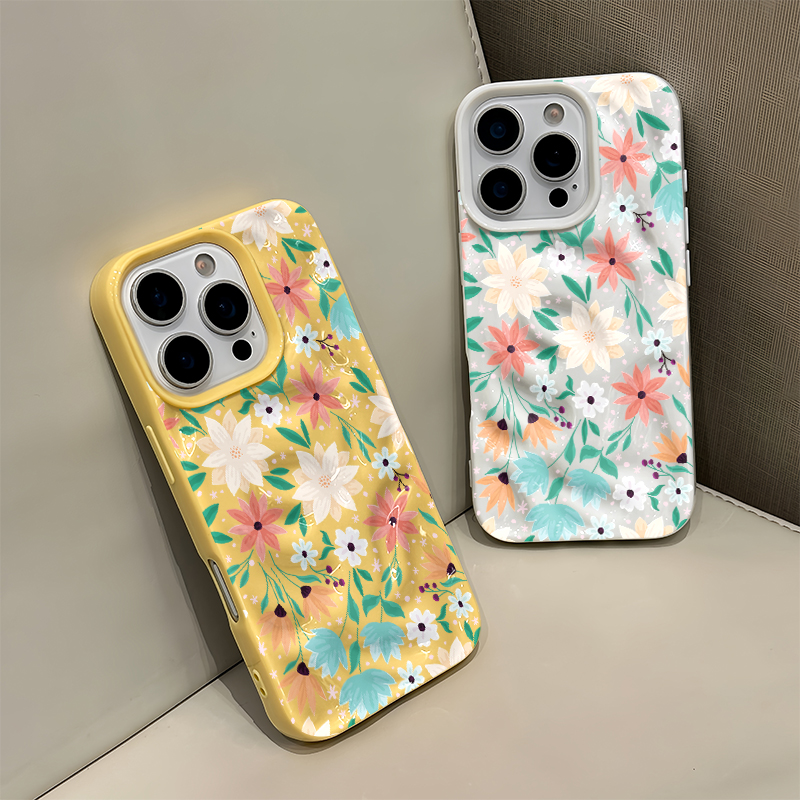 Leaves Flower Print Phone Case - 3D Printing Iphone 评论和价格