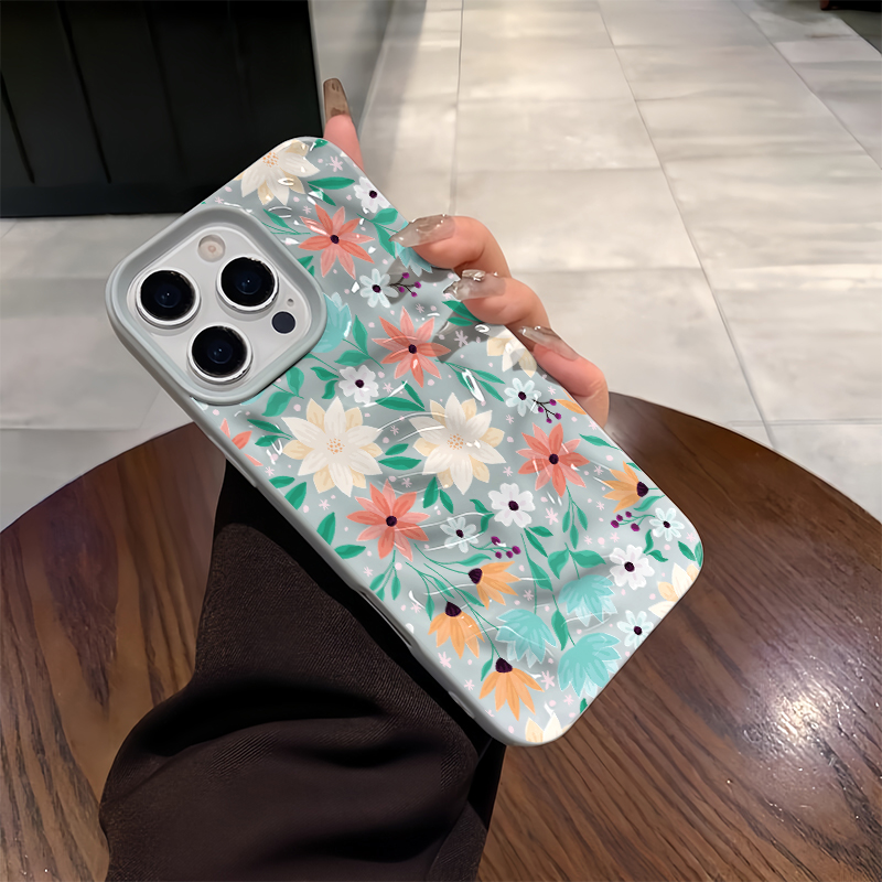 Leaves Flower Print Phone Case - 3D Printing Iphone 评论和价格