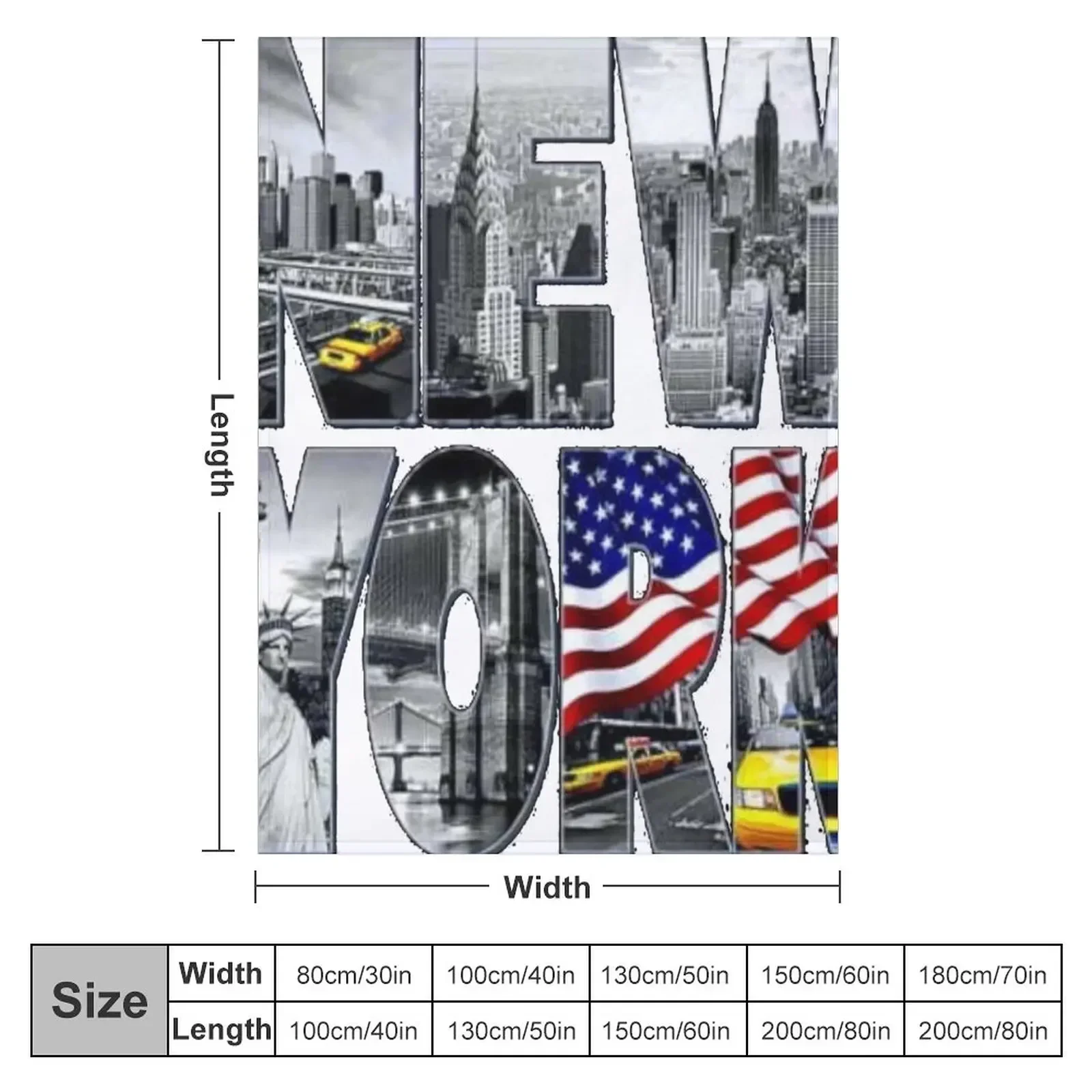 New york Throw Blanket Reusabl - 3D Printing York 评论和价格