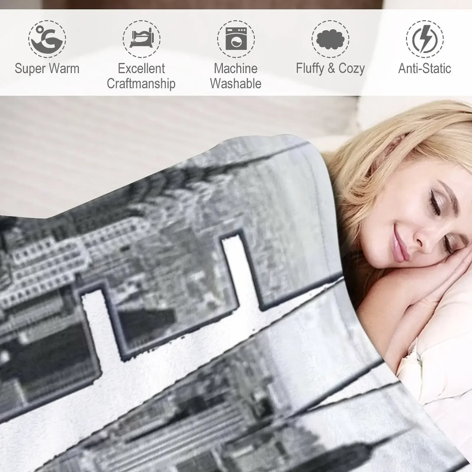 New york Throw Blanket Reusabl - 3D Printing York 评论和价格