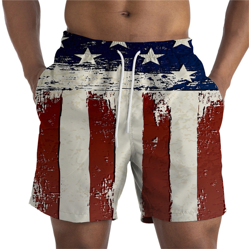 Newest Summer Mens Shorts USA  - 3D Printing Usa 评论和价格