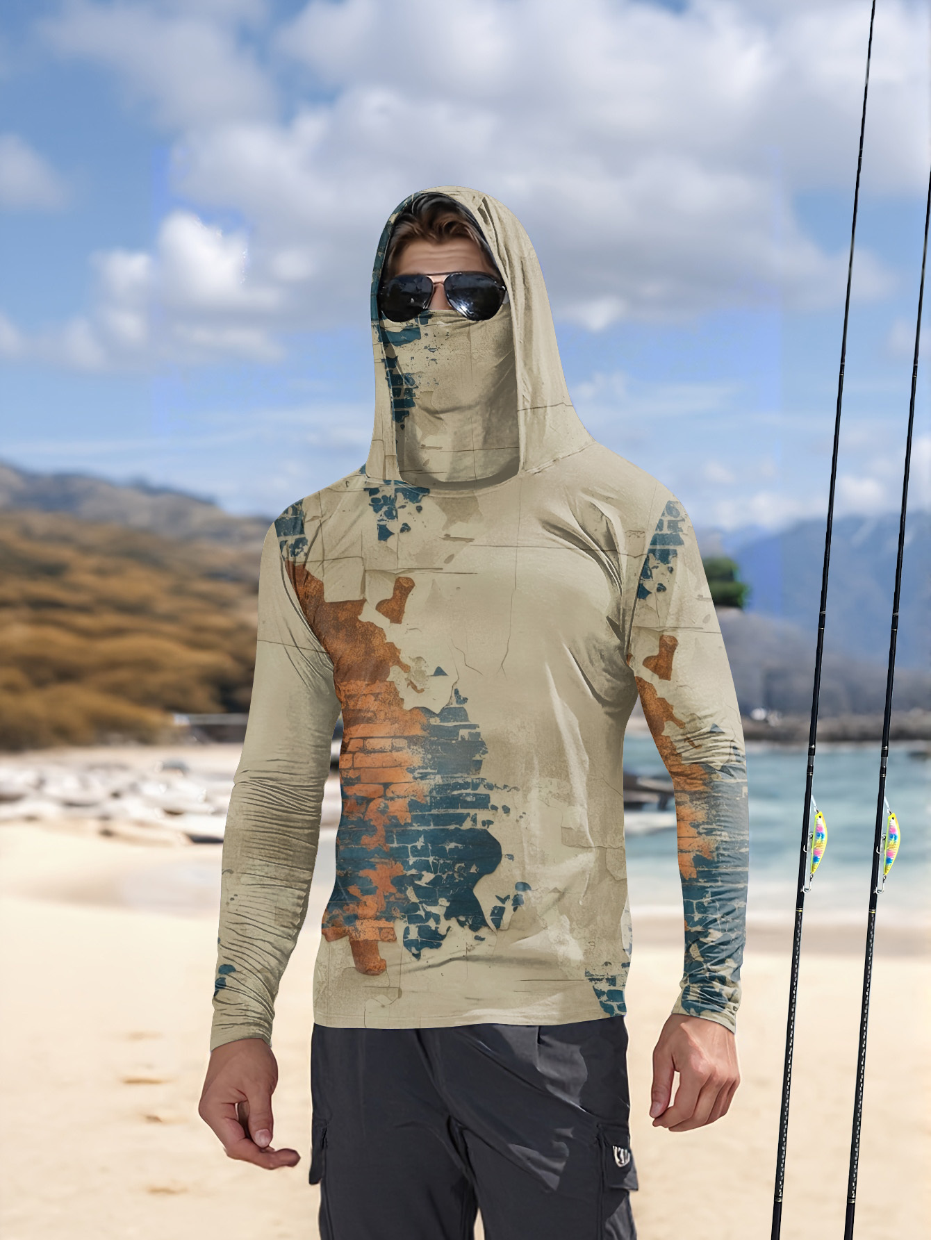 2026 Summer New Men's Long-Sle - 3D Printing Kpop 评论和价格