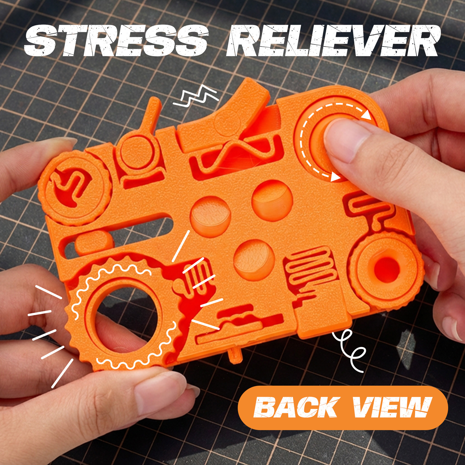12-in-1 Stress Relief Toy 3D P - 3D Printing Idea 评论和价格