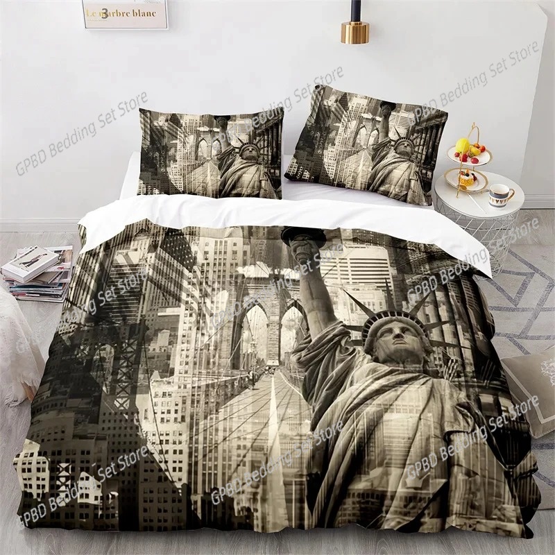 Statue of Liberty Duvet Cover  - 3D Printing York 评论和价格