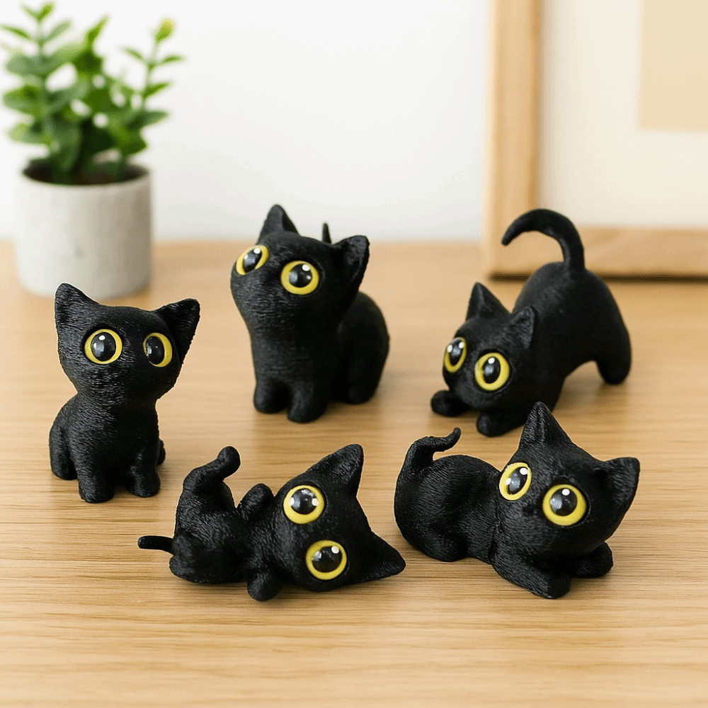 PLA Halloween Cat Anime Figure - 3D Printing Idea 评论和价格