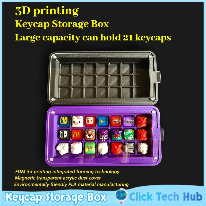 3d Printed Keycap Storage Box  - Enclosure 3D Printing 评论和价格