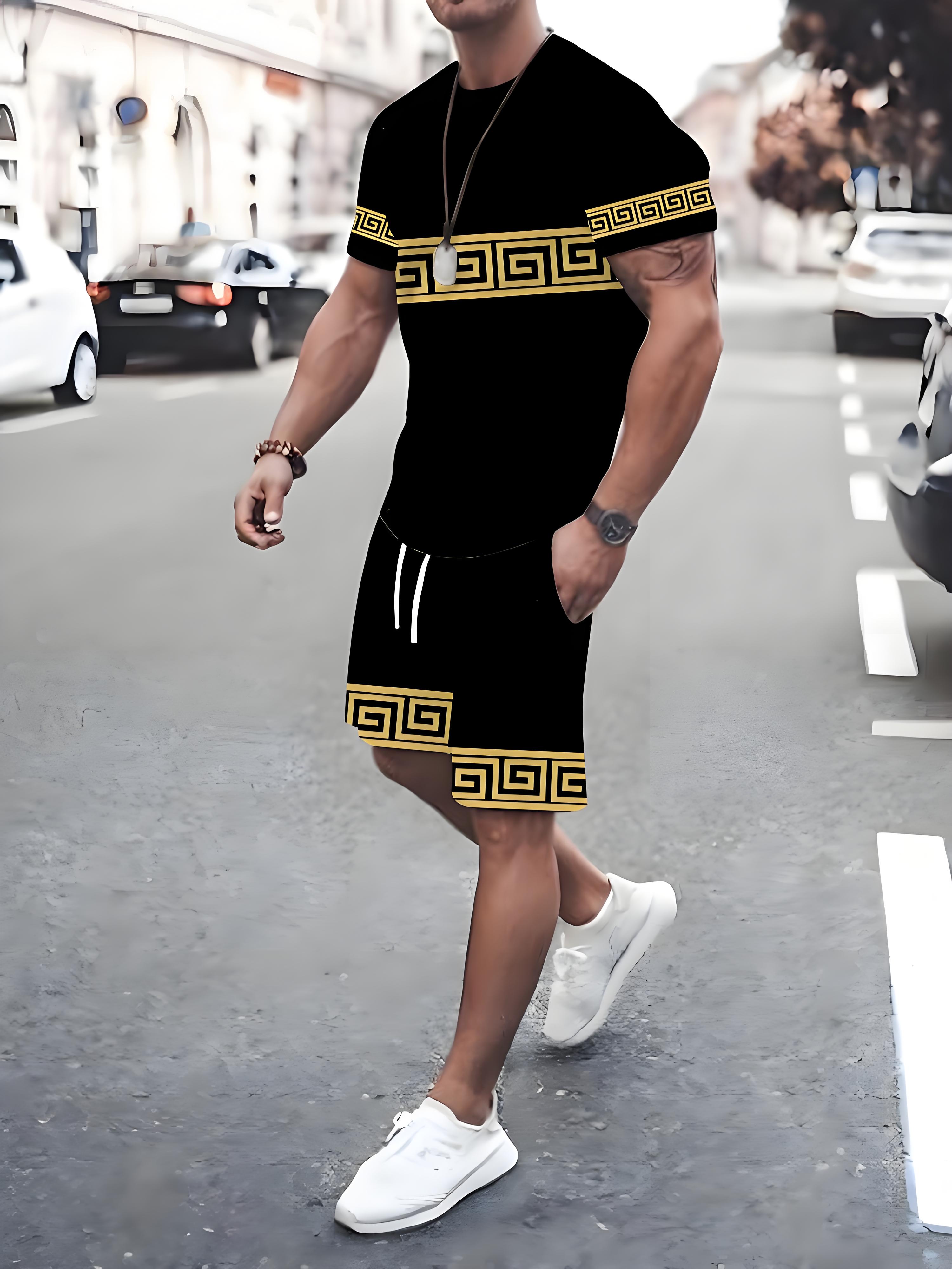 New Plus Size Men's T-shirt An - 3D Printing Kpop 评论和价格