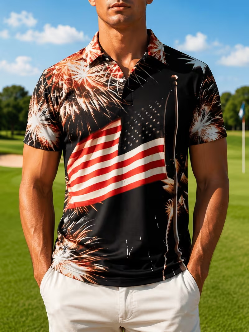 American Revolution Polo Shirt - 3D Printing Usa 评论和价格