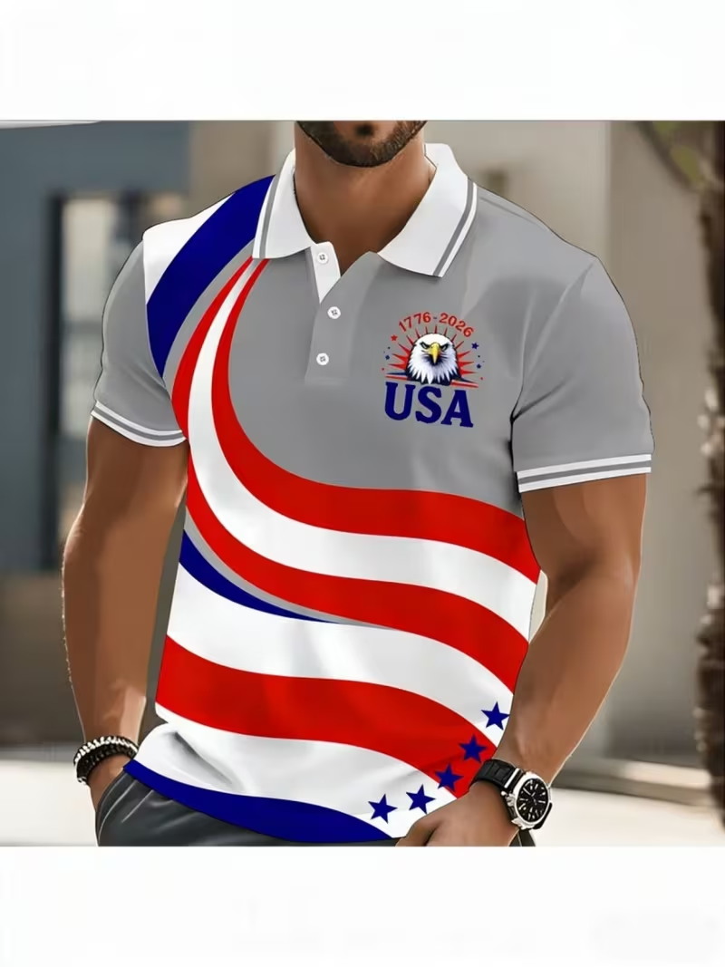 American Revolution Polo Shirt - 3D Printing Usa 评论和价格