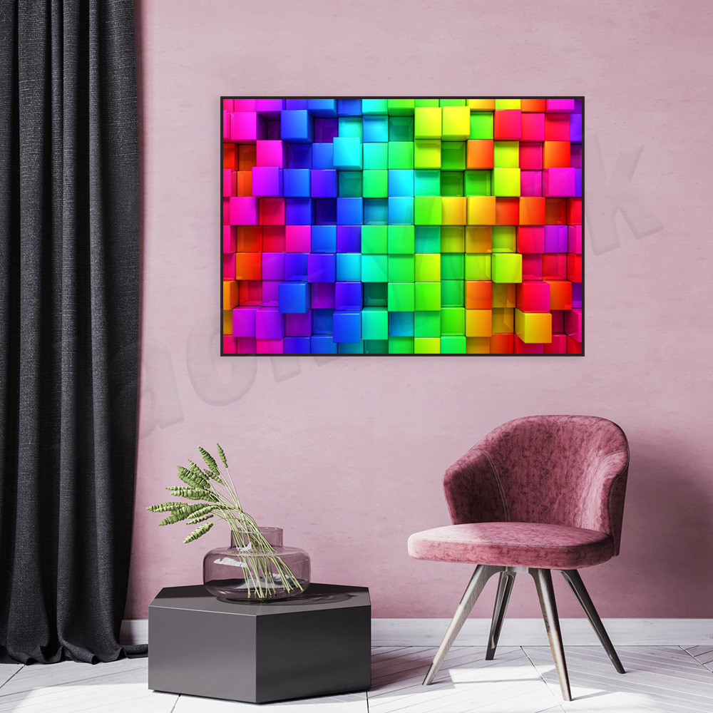 Multicolor bright abstract pai - 3D Printing York 评论和价格