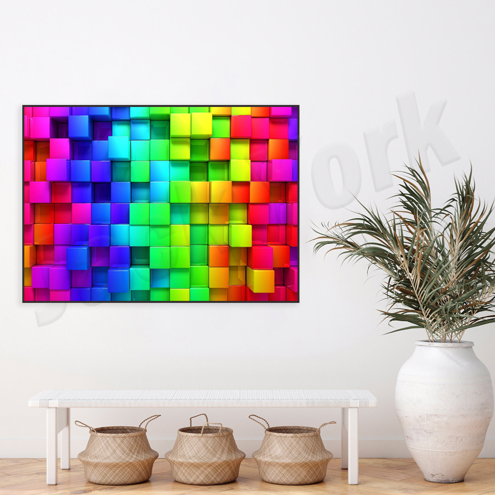 Multicolor bright abstract pai - 3D Printing York 评论和价格
