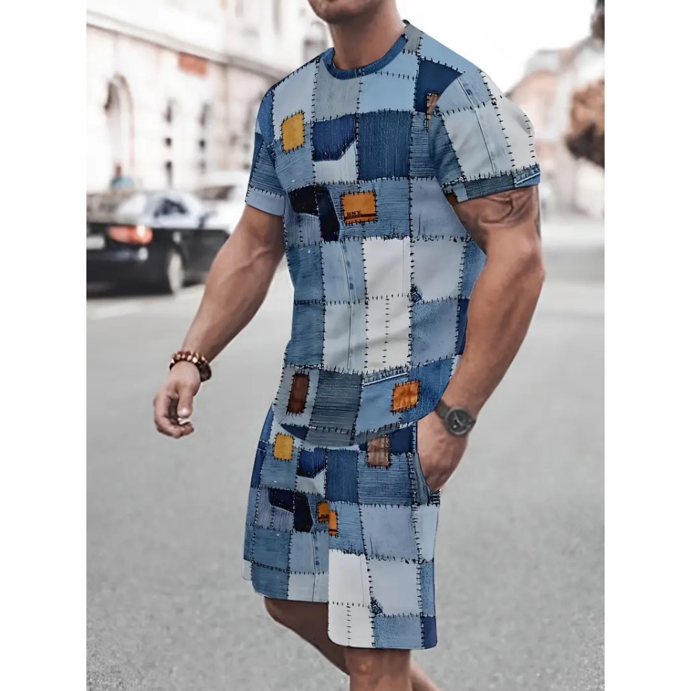 2026 Summer Men's Clothing Let - 3D Printing Kpop 评论和价格