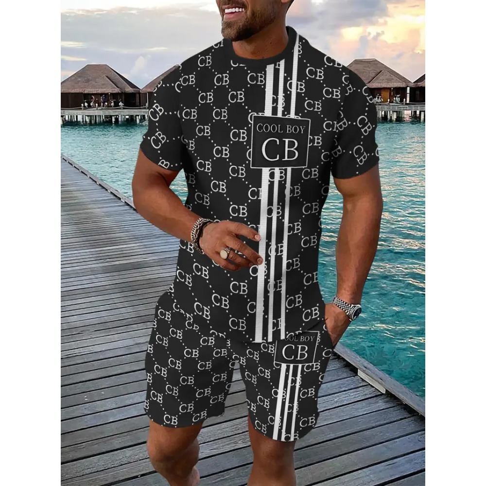 2026 Summer Men's Clothing Let - 3D Printing Kpop 评论和价格