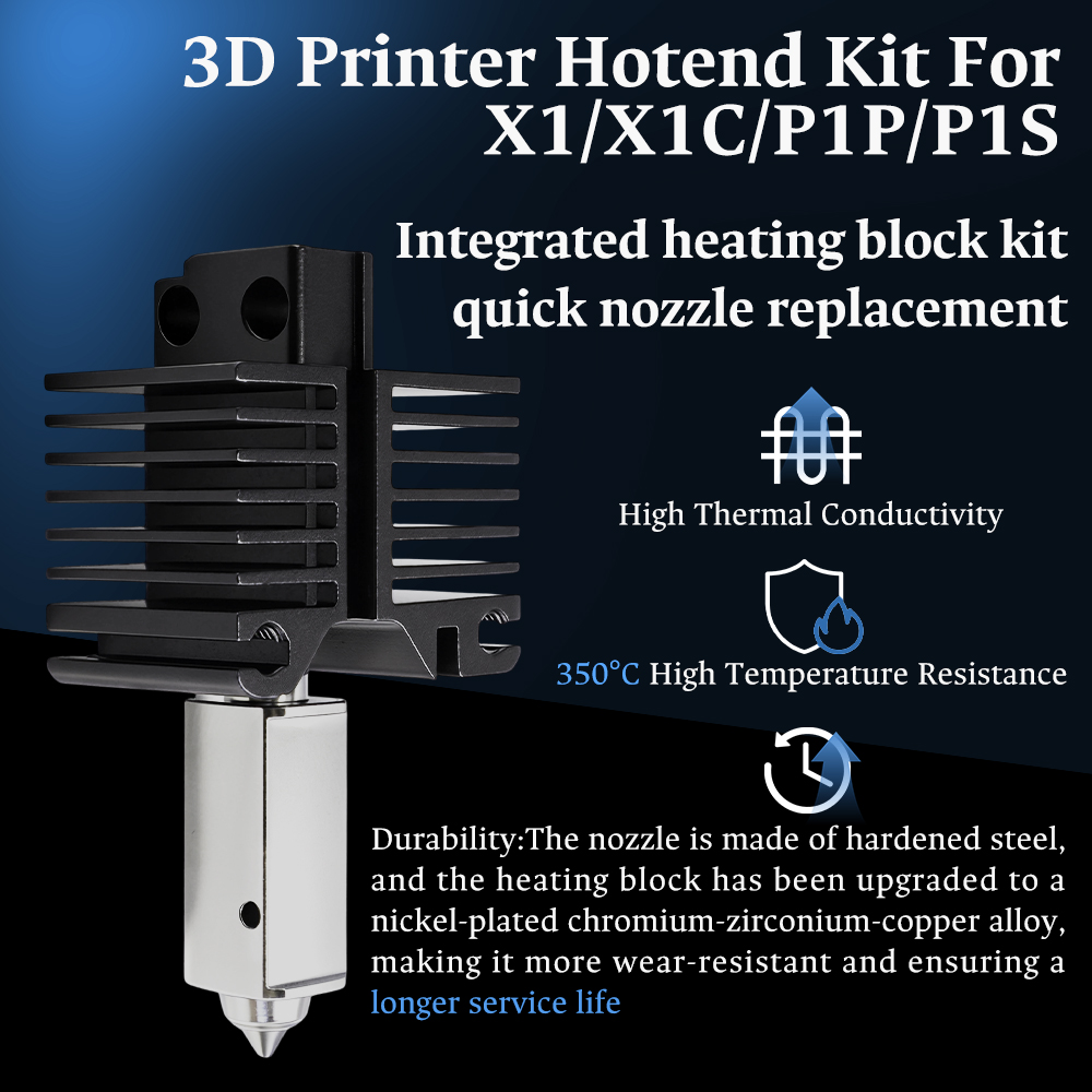 Hotend For Bambu Lab p1p X1C P - 3D Printing Bambu 评论和价格