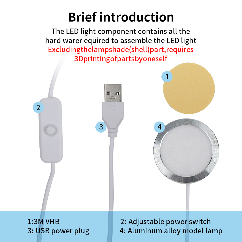 For Bambu Lab Led Lamp Kit 001 - 3D Printing Bambu 评论和价格