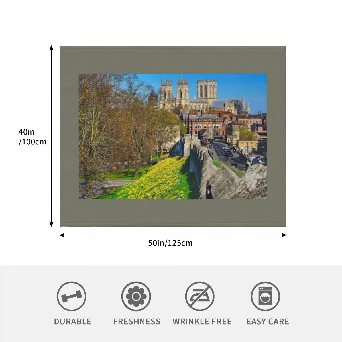 York Minster Throw Blanket Sof - 3D Printing York 评论和价格