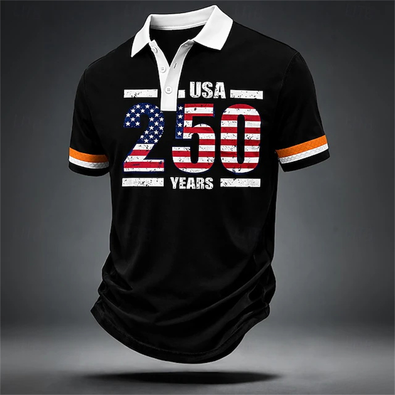 2026 Men Polo Shirt USA 250 Ye - 3D Printing Usa 评论和价格