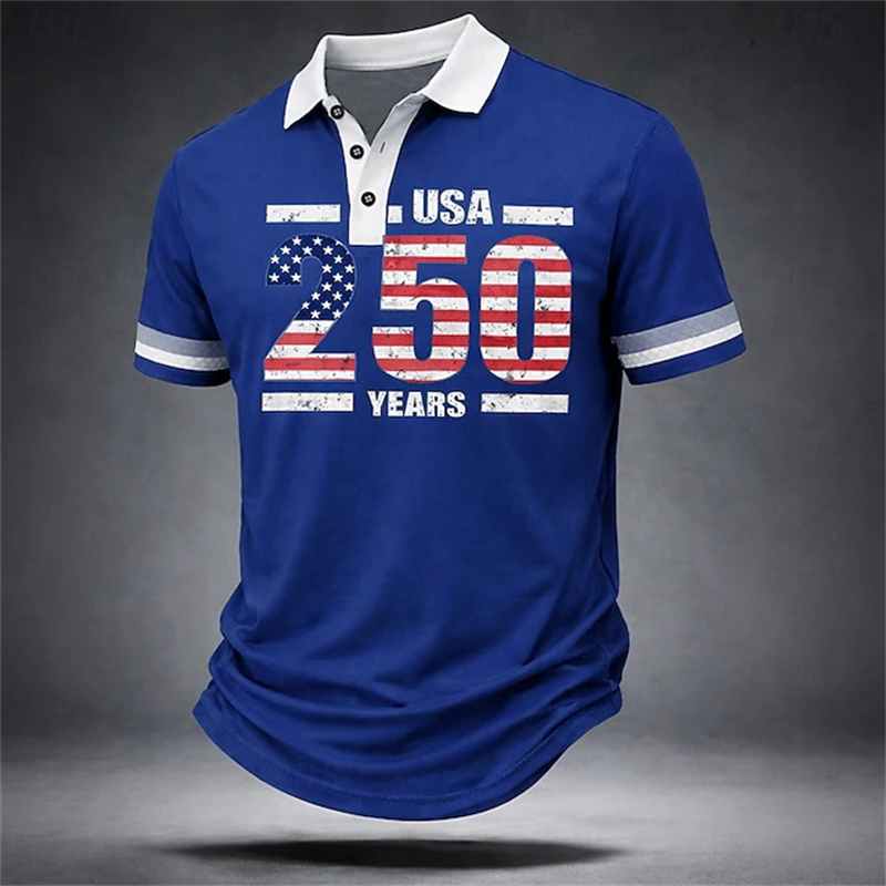 2026 Men Polo Shirt USA 250 Ye - 3D Printing Usa 评论和价格