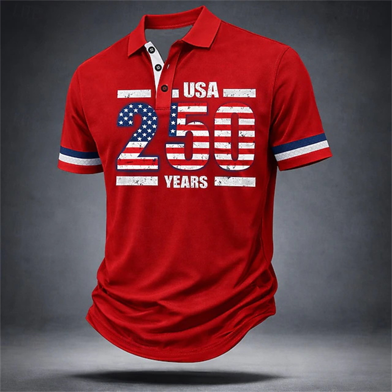 2026 Men Polo Shirt USA 250 Ye - 3D Printing Usa 评论和价格