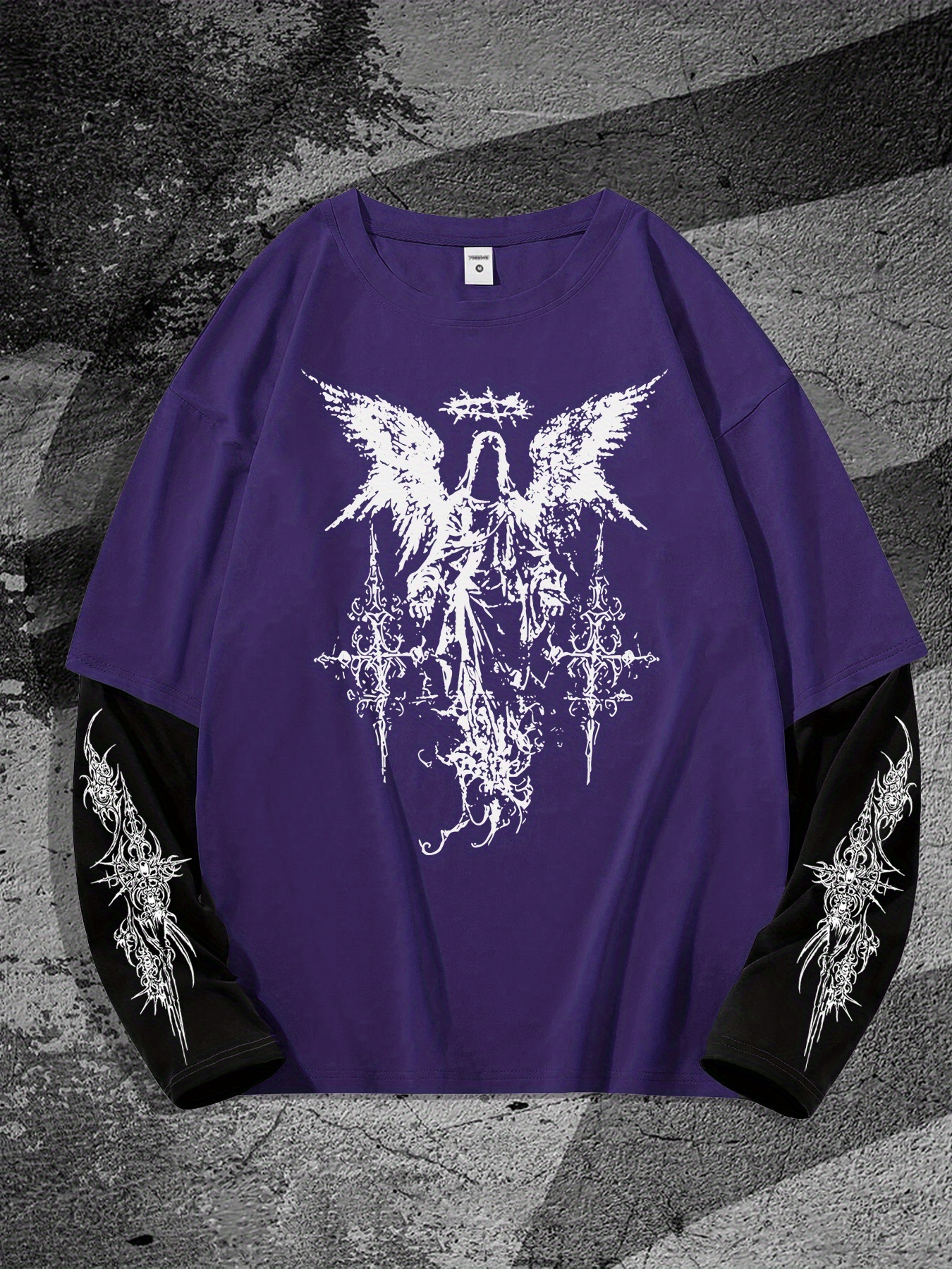 New men's long-sleeved T-shirt - 3D Printing Kpop 评论和价格