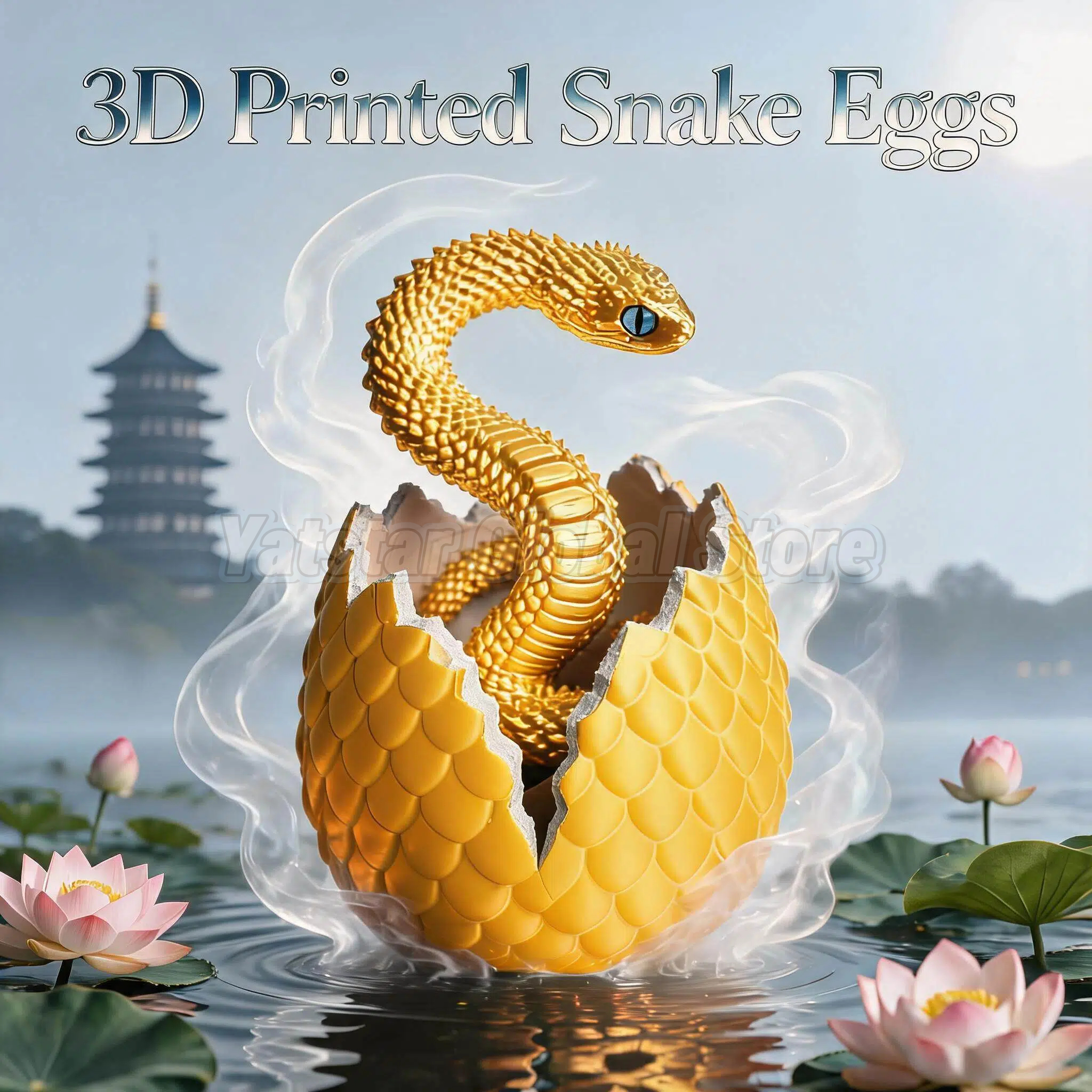 3D Printed Snake Egg Toy Creat - 3D Printing Idea 评论和价格