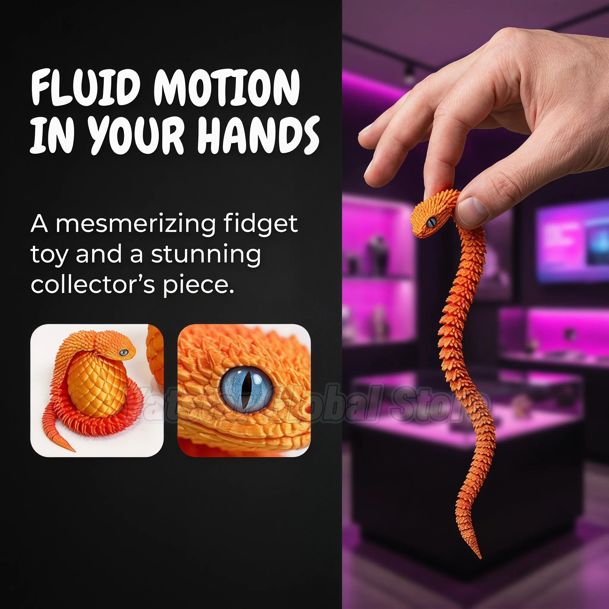 3D Printed Snake Egg Toy Creat - 3D Printing Idea 评论和价格